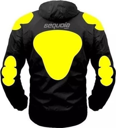 Chaqueta Reflectiva de Moto tipo Cortaviento con Protecciones Motociclista para Damas y Caballeros detalle material - Anti...