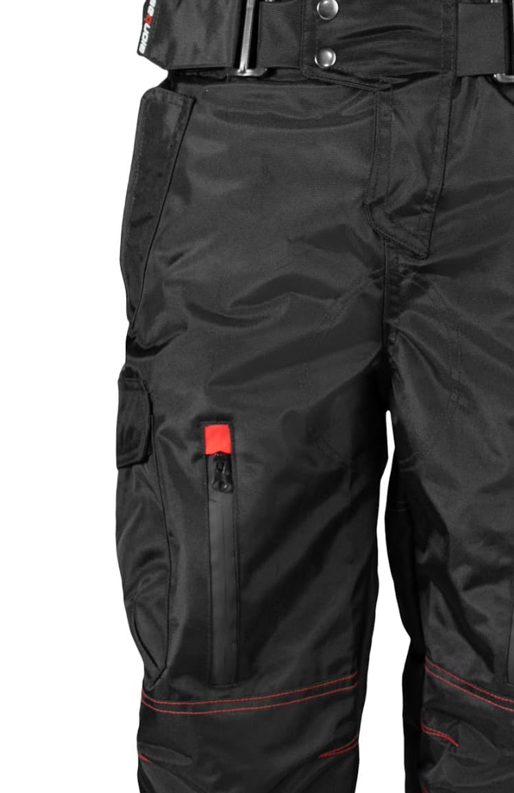 Pantalón BLACK PRO - Pantalón Antifricción impermeable para Motorizado con Protecciones Certificadas impermeable para moto...