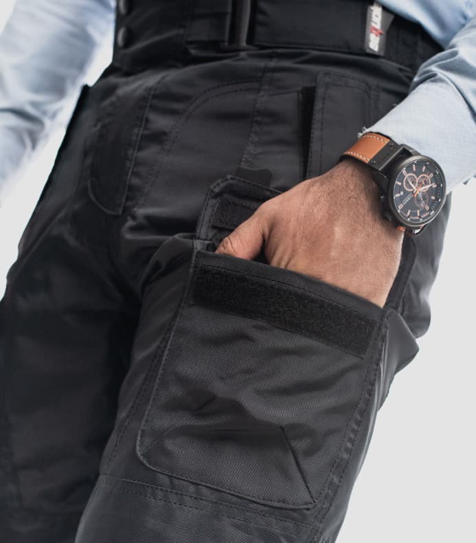 Pantalón GAS LADIES - Pantalón de Protección Impermeable con Protectores Certificados Removibles detalles reflectivos alta...