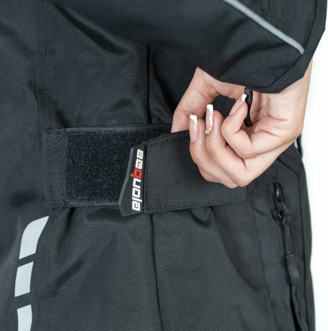 Chaqueta Black Pro Dama - Chaqueta de Protección de Moto para Damas Impermeable Sequoia Speed