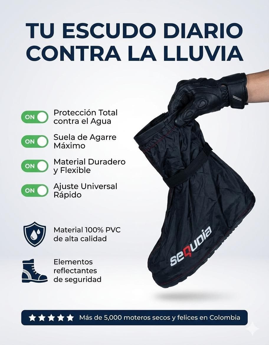 Zapatones Impermeables Para Motociclista Moto - Motociclismo Motero