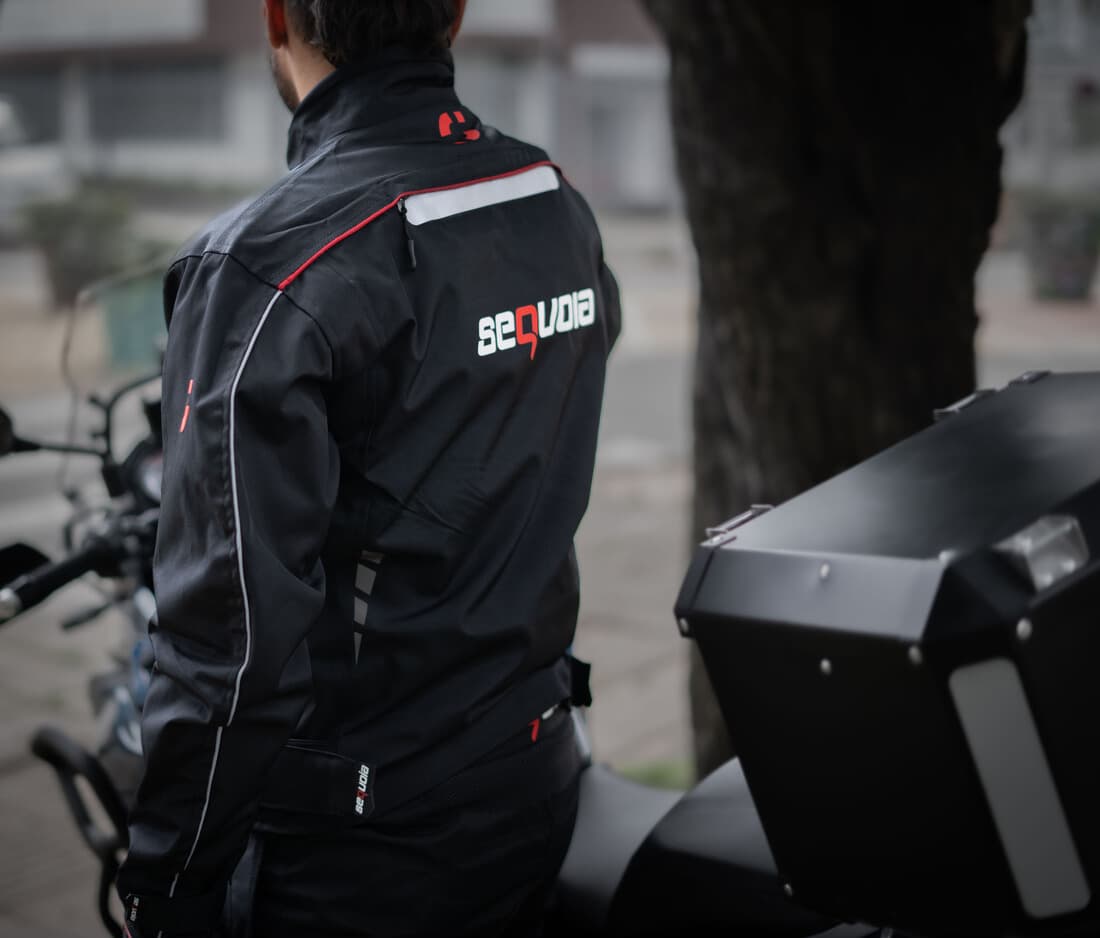 Traje anti fricción Black Pro  de Moto, Impermeable Sequoia Speed