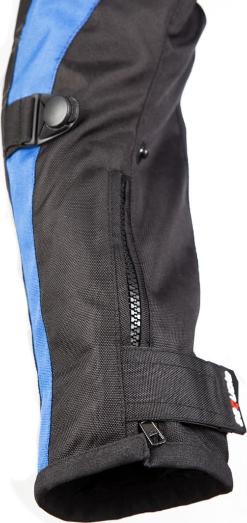 Chaqueta Carrera Blue - Chaqueta Antifricción de Moto, Impermeable Sequoia Speed vista posterior - Proteccion para motocic...