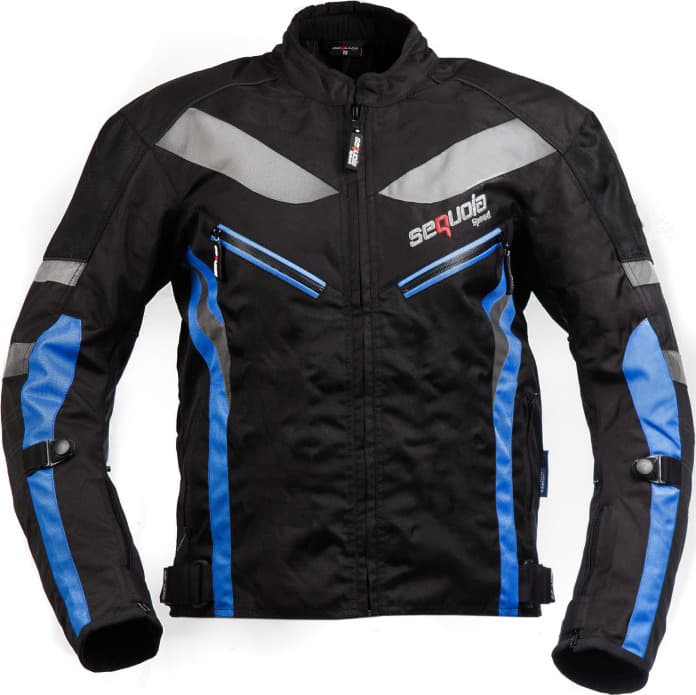 Chaqueta Carrera Blue - Chaqueta Antifricción de Moto, Impermeable Sequoia Speed
