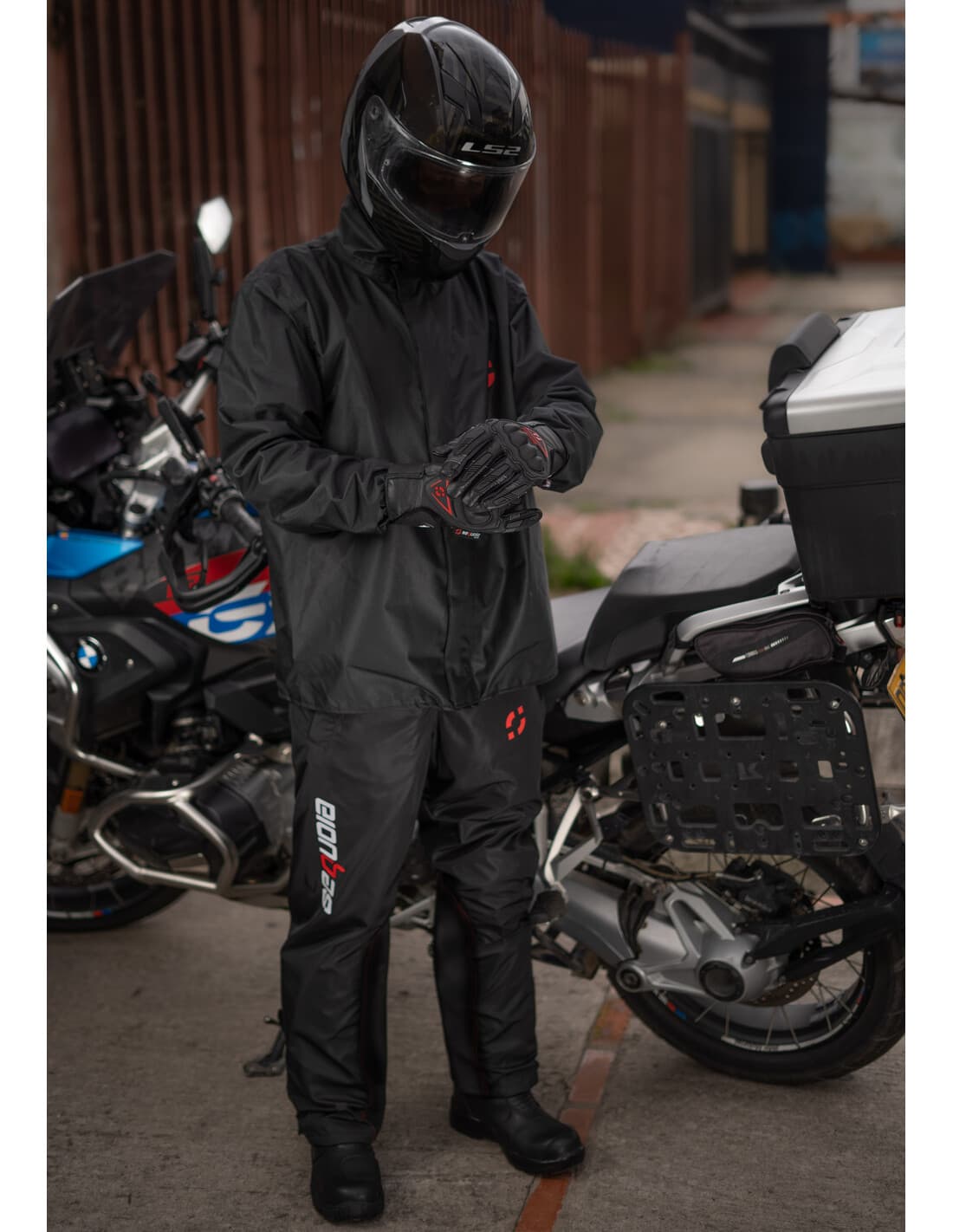 Traje Impermeable para Moto doble Refuerzo