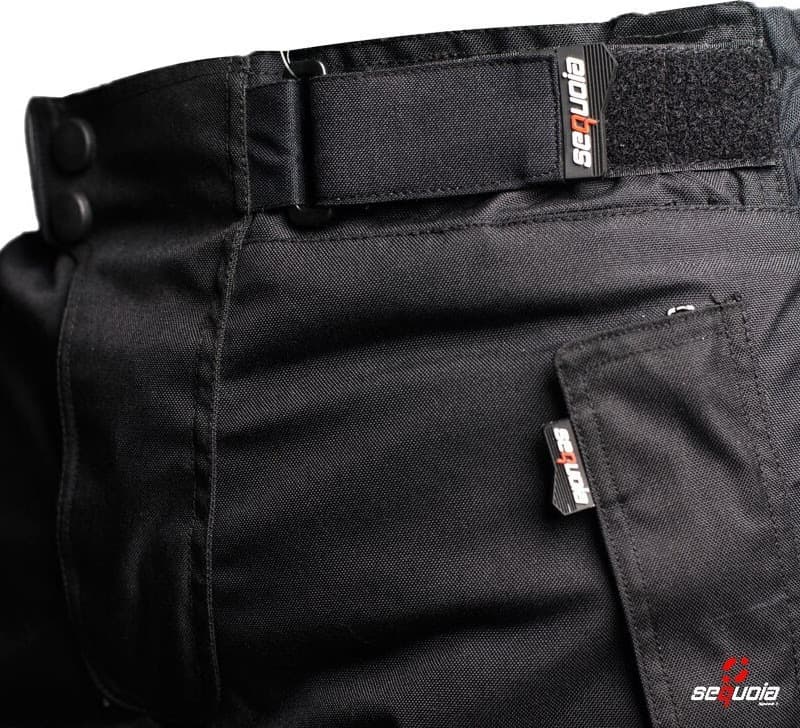 Pantalón GAS LADIES - Pantalón de Protección Impermeable con Protectores Certificados Removibles detalle material - Antifr...