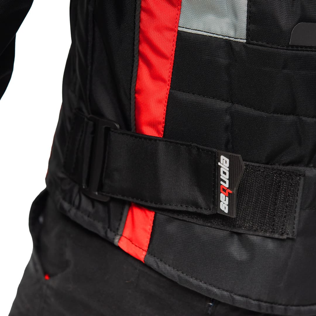 Chaqueta Carrera Red - Antifricción, Protecciones Certificadas e Impermeable