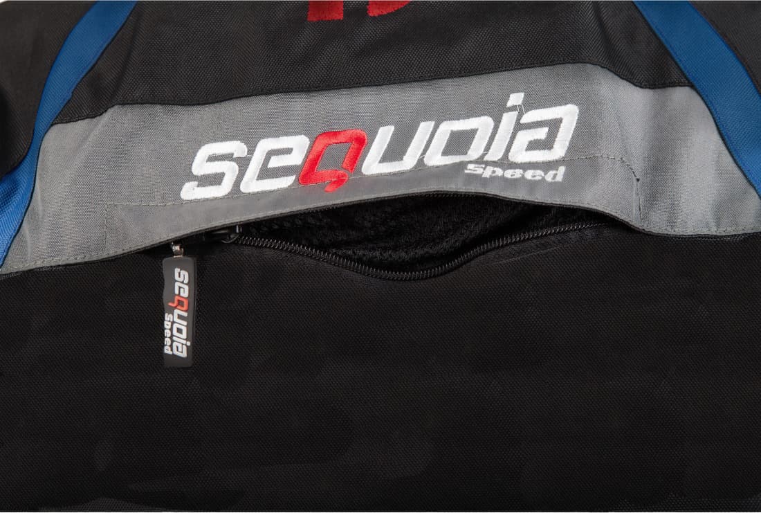 Chaqueta Carrera Blue - Chaqueta Antifricción de Moto, Impermeable Sequoia Speed