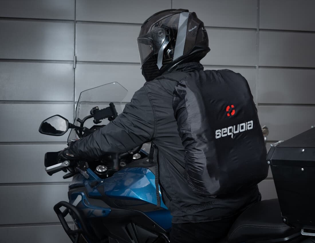 Cubre Maletas Impermeable Sequoia Speed equipamiento seguridad motociclista