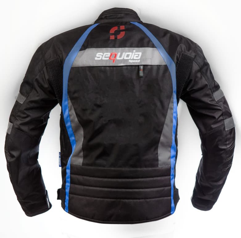 Chaqueta Carrera Blue - Chaqueta Antifricción de Moto, Impermeable Sequoia Speed