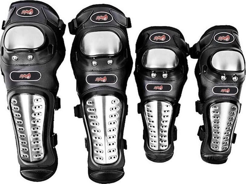 Ficha técnica Rodilleras Metálicas Dimo para Moto Bicicleta Bmx Bicicross