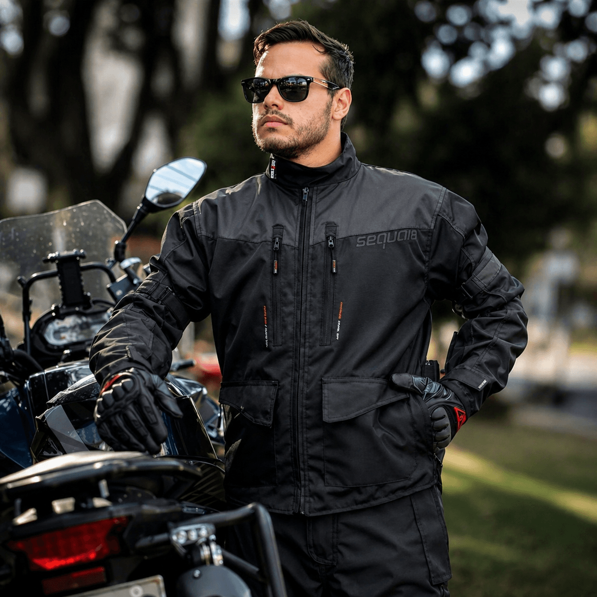 Ficha técnica Chaqueta Sahara Negra - Protecciones Certificadas - 100% Impermeable
