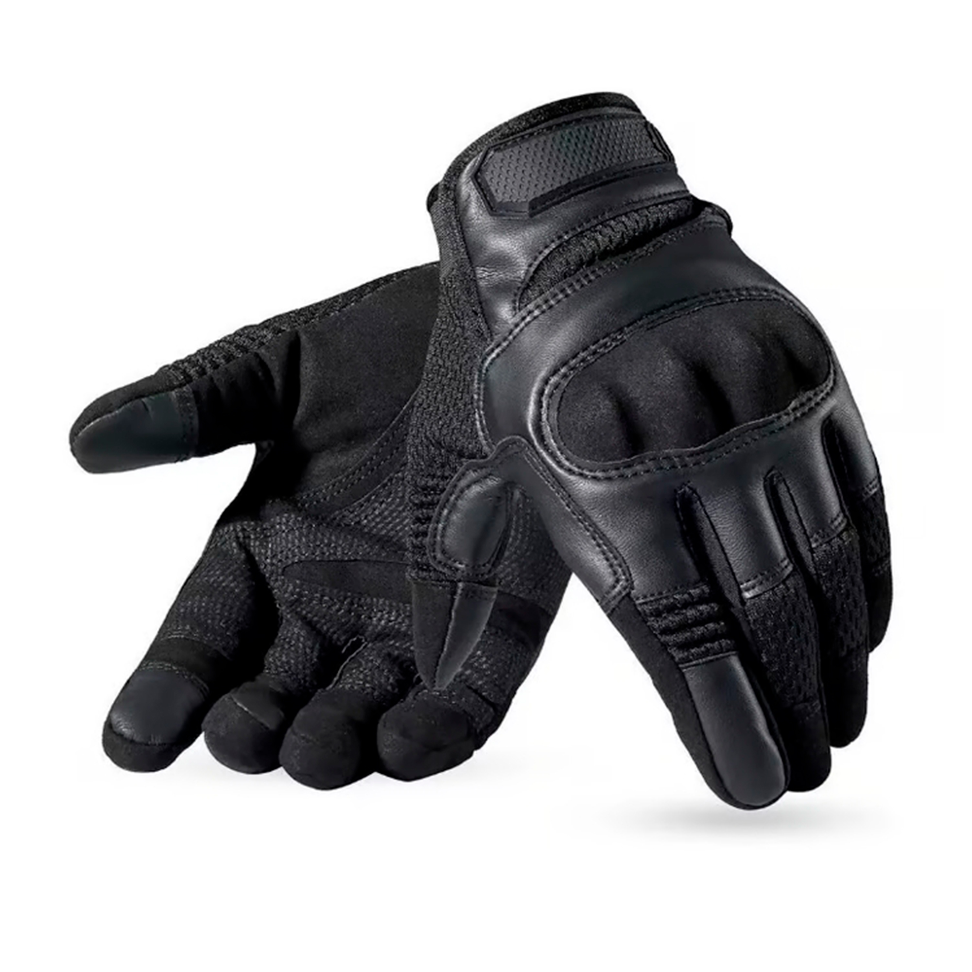 Guantes de proteccion para motociclistas con refuerzo en nudillos